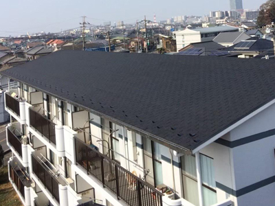 実績一覧｜千葉県柏市　某アパート・屋根補修及び塗装｜株式会社柏優メンテナンス